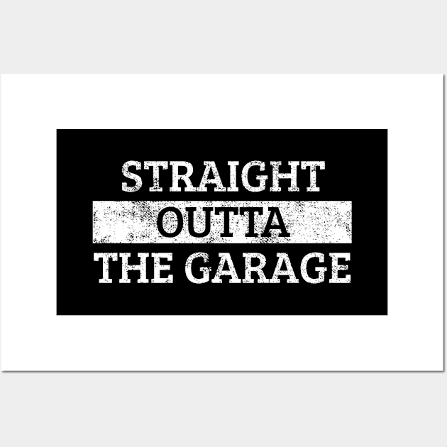 Garage Car Mechanic Vintage Wall Art by KAWAIITEE